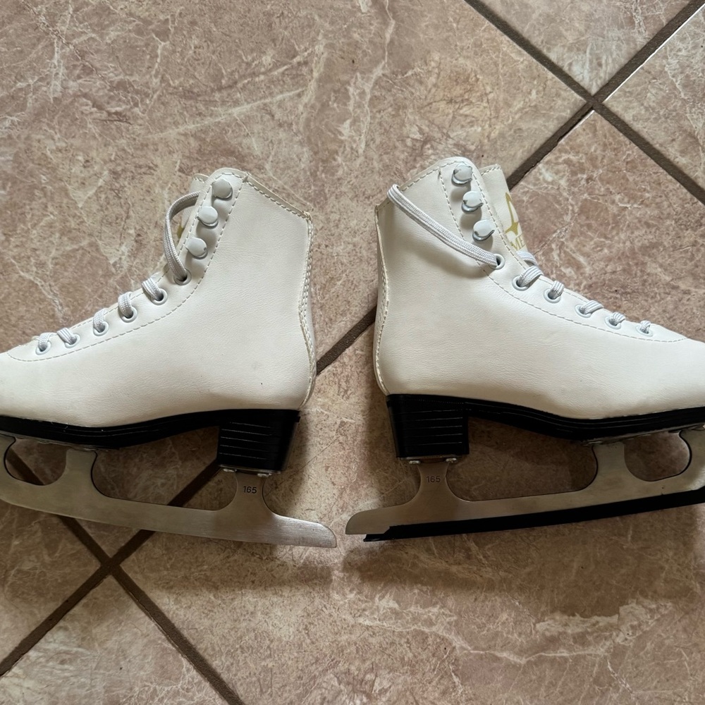 American Girl White Figure Skates Timeless Design